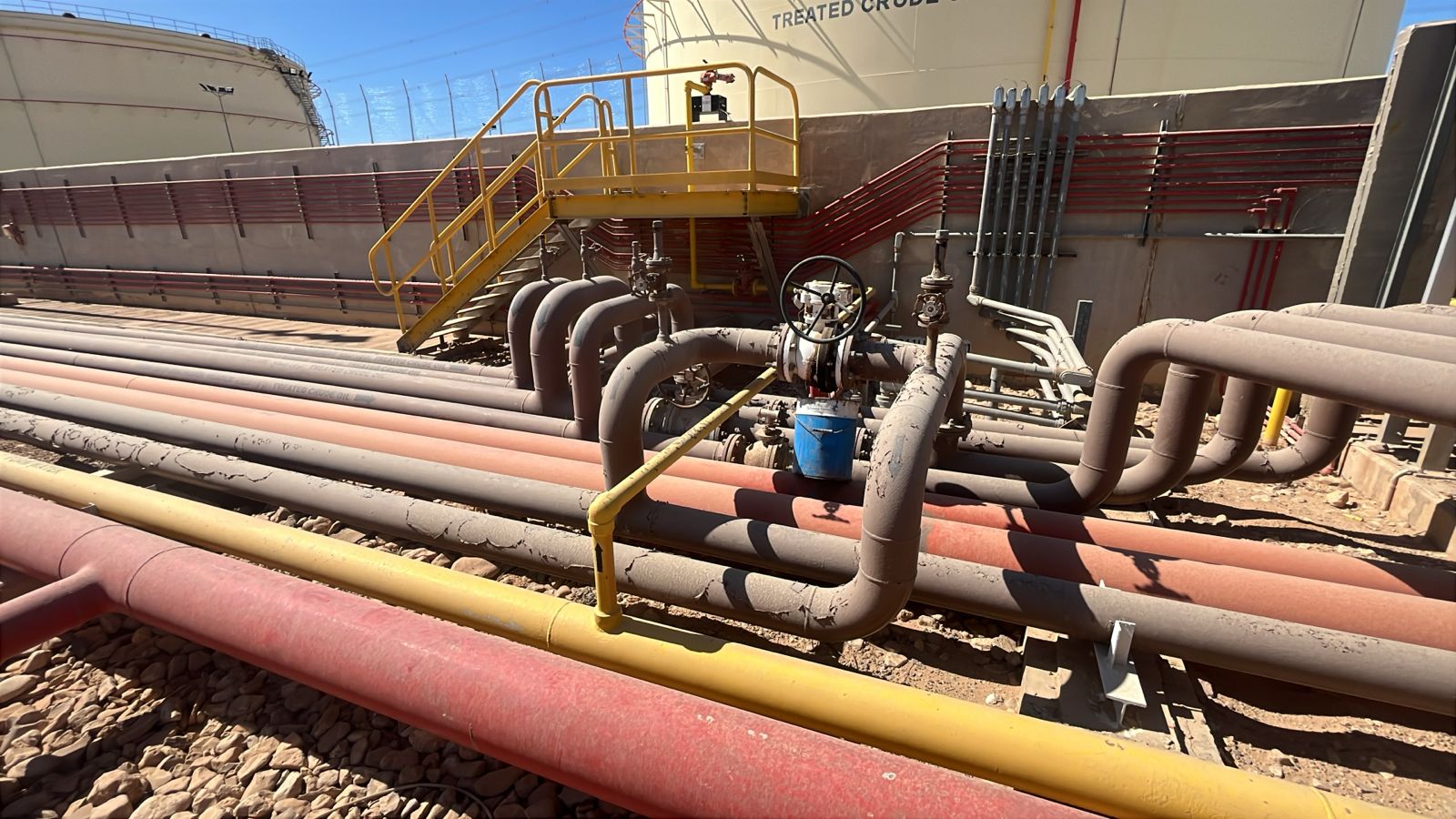 Tank 6 pipelines 2